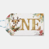 Wat een leuke eerste verjaardag kerst cadeaulabel (Achterkant Horizontaal)