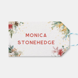 Wat een leuke eerste verjaardag kerst cadeaulabel