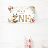 Wat een leuke eerste verjaardag kerst spandoek (Insitu)