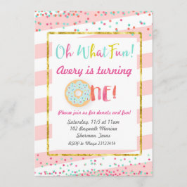 Wat een leuke eerste verjaardag uitnodiging