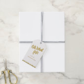 Wat een leuke glinsterende cadeautags cadeaulabel (Met Touw)