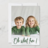 Wat een leuke groene kerst Kaart | feestdag (Voorkant)