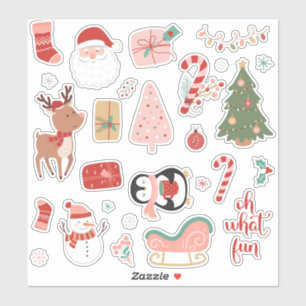 Wat een leuke kerst sticker