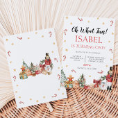 Wat een leuke Kerst-verjaardagsfeestje Kaart