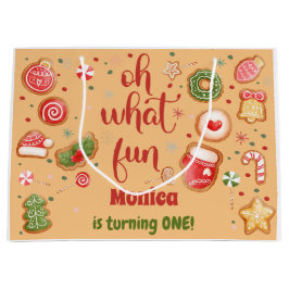 Wat een leuke kerstverjaardag groot cadeauzakje