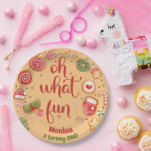 Wat een leuke kerstverjaardag papieren bordje (Feest)