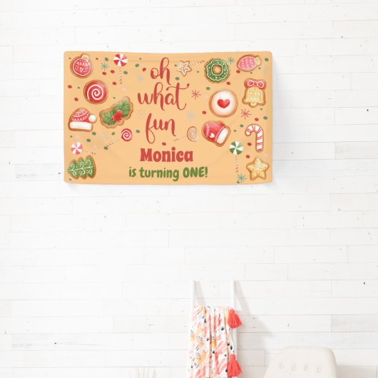 Wat een leuke kerstverjaardag spandoek (Insitu)