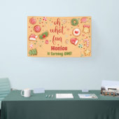 Wat een leuke kerstverjaardag spandoek (Beurs)