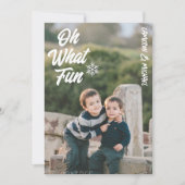 Wat een leuke Kinder kerstfoto Feestdagenkaart (Voorkant)