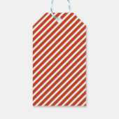 Wat een leuke retro kerstdag cadeaulabel (Achterkant)