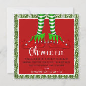 Wat een leuke uitnodiging voor kerstfeest? (Voorkant)