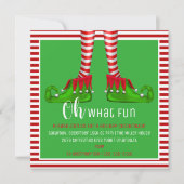 Wat een leuke uitnodiging voor kerstfeest? (Voorkant)