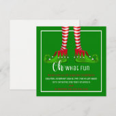 Wat een leuke uitnodiging voor kerstfeest? (Voorkant / Achterkant)