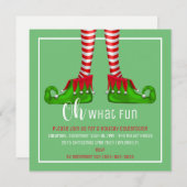 Wat een leuke uitnodiging voor kerstfeest? (Voorkant / Achterkant)