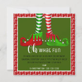 Wat een leuke uitnodiging voor kerstfeest? (Voorkant)