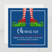 Wat een leuke uitnodiging voor kerstfeest? (Voorkant / Achterkant)