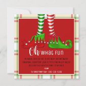 Wat een leuke uitnodiging voor kerstfeest? (Voorkant)