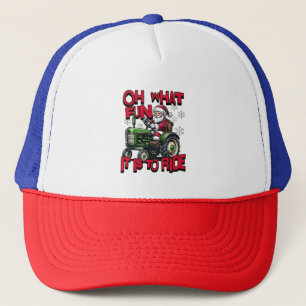 Wat een lol is het om Kerstboeren te rijden Trucker Pet