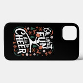 Wat een lol is het om lelijke cheerleader Kerstmis Case-Mate iPhone Case (Achterkant (horizontaal))