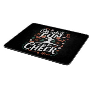 Wat een lol is het om lelijke cheerleading Kerstmi Snijplank