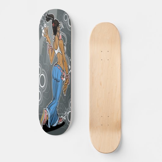 Wat een meisjesskateboard skateboard (Voorkant)