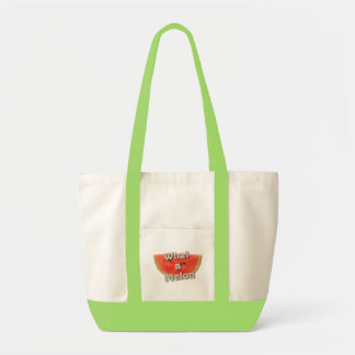 wat een meloen tote bag