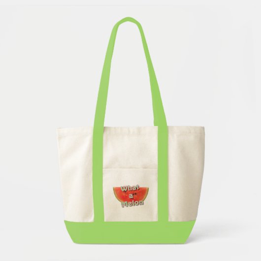 wat een meloen tote bag (Voorkant)