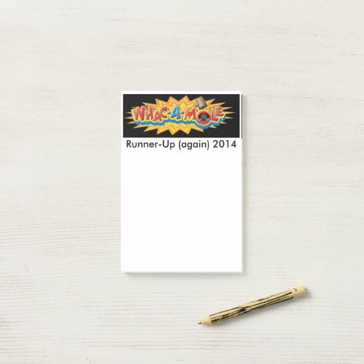 wat een mol post-it® notes (Op bureau)