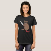 Wat een moorddadige kattenkat t-shirt (Voorkant volledig)