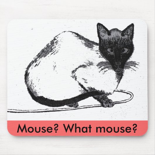 Wat een muis muismat (Voorkant)