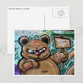wat een nacht teddy briefkaart (Voorkant / Achterkant)