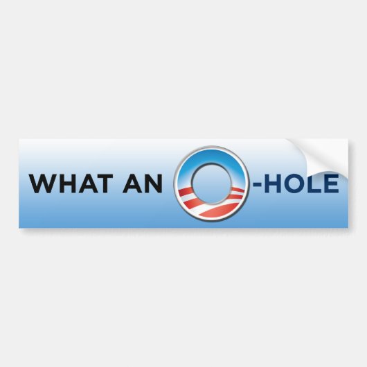 Wat een O-eenzame Bumpersticker (Voorkant)