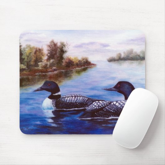 Wat een Paar Loon Mousepad Muismat (Met muis)