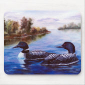 Wat een Paar Loon Mousepad Muismat (Voorkant)