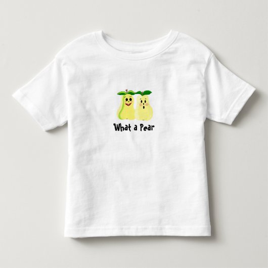 Wat een peer kinder shirts (Voorkant)