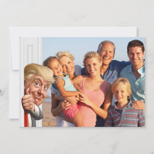 Wat een PHOTOBOMB Feestdagenkaart (Voorkant)