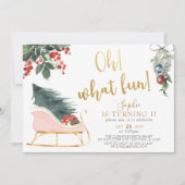 Wat een plezier! Eerste Kerstdag om één kerstdag Kaart (Voorkant)