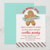 Wat een plezier! - Koekjeswisselpartij Kaart (Voorkant / Achterkant)