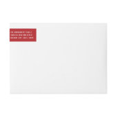 Wat een plezier! Script Holiday Photo Return-adres (Voorkant)