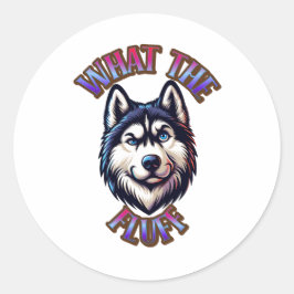 Wat Een Pluis Afdruk Magneet Ronde Sticker
