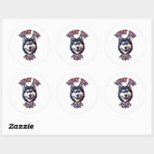 Wat Een Pluis Afdruk Magneet Ronde Sticker (Vel)