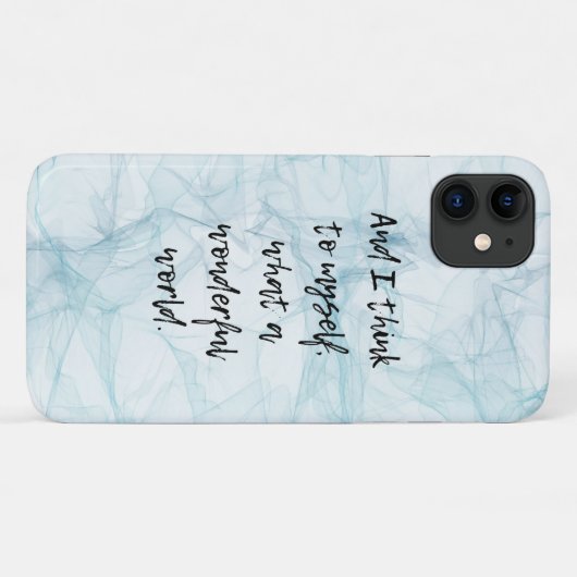 Wat een prachtige blauwe wereld Case-Mate iPhone case (Achterkant (horizontaal))