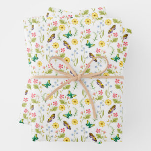 Wat een prachtige lentewereld inpakpapier vel