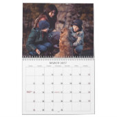 Wat een prachtige levensmoderne 12-fotocollage kalender (Mar 2027)