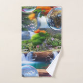 Wat een prachtige wereld waar ik in leef bad handdoek (Handdoek)