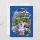 Wat een prachtige wereld waar ik in leef kaart (Achterkant)