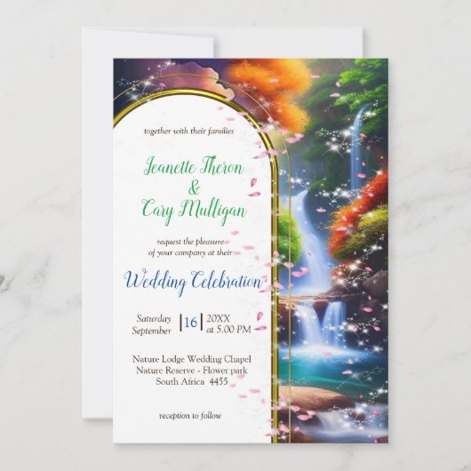 Wat een prachtige wereld waar ik in leef kaart (Voorkant)