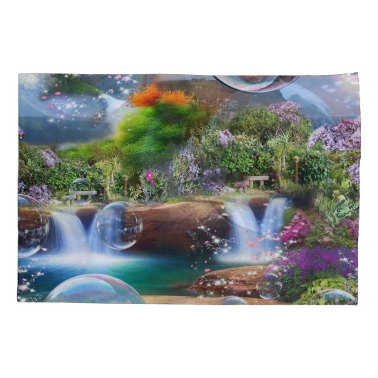 Wat een prachtige wereld waar ik in leef kussensloop (Achterkant)