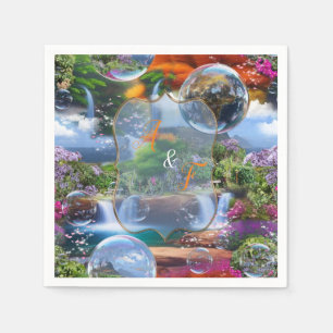 Wat een prachtige wereld waar ik in leef servet