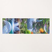 Wat een prachtige wereld waar ik in leef yogamat (Voorkant (horizontaal))